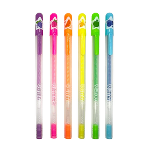 Ooly Yummy Yummy Scented Glitter Gel Pens - Neon 6 Pack