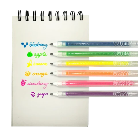 Ooly Yummy Yummy Scented Glitter Gel Pens - Neon 6 Pack