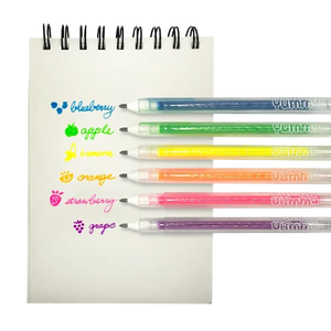 Ooly Yummy Yummy Scented Glitter Gel Pens - Neon 6 Pack