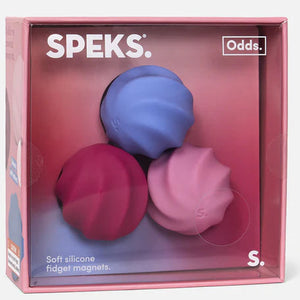 Speks Odds Silicone Magnets Pink Swirls - Treasure Island Toys