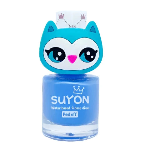 Suyon Blue Peel-Off Nail Polish - Owl - Treasure Island Toys
