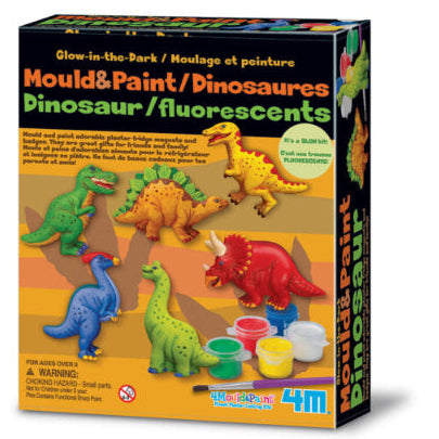 4M Art Mould & Paint Glow Dinos