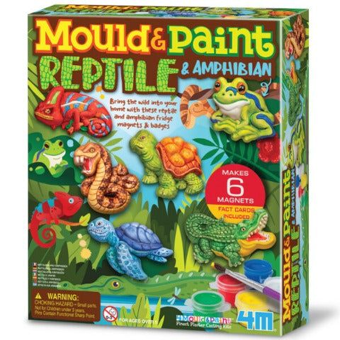 4M Art Mould & Paint Reptiles - Treasure Island Toys