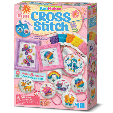 4M Art Mini Cross Stitch - Treasure Island Toys