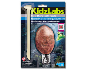 4M KidzLabs Dig a Glow Shark Tooth - Treasure Island Toys