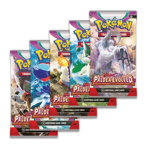 Pokémon Scarlet & Violet 2 Paldea Evolved Booster Cards, Wave 2 - Treasure Island Toys