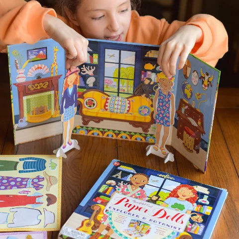 eeBoo Paper Dolls - Explorer & Botanist - Treasure Island Toys