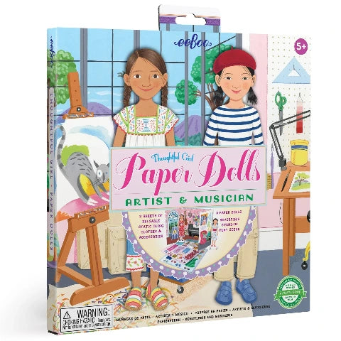 eeBoo Paper Dolls - Artist & Musician