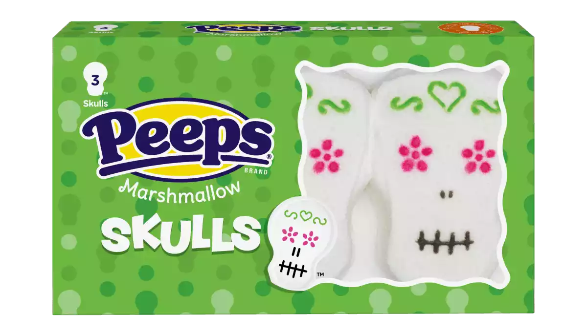Peeps Skulls Marshmallow 3 Pack