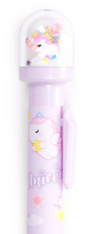 Puckator Snowglobe Pen Unicorn Magic