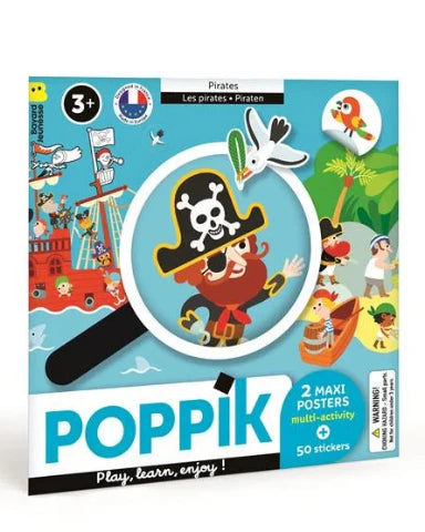 Poppik Playing Poster Pirates - Treasure Island Toys