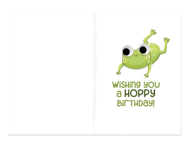 Greeting Card Birthday - Frog - Treasure Island Toys