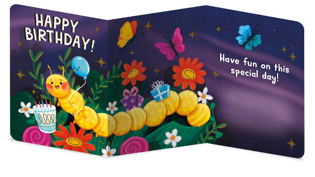 Greeting Card Birthday - Caterpillar - Treasure Island Toys
