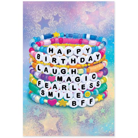 Greeting Card Enclosure - Friendship Bracelets - Treasure Island Toys