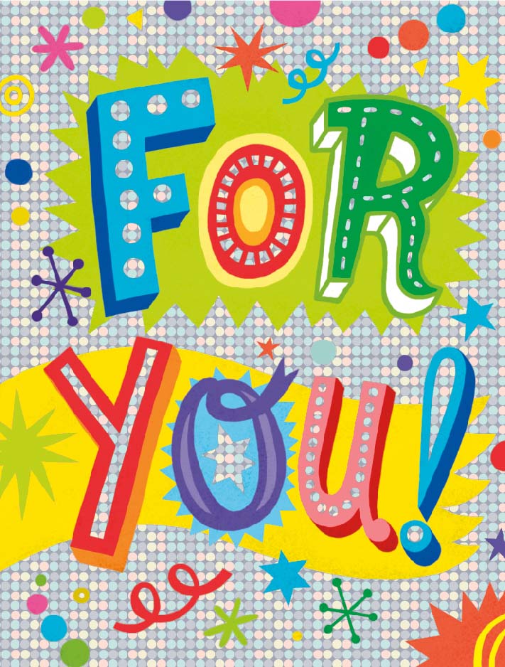 Greeting Card Enclosure - For You - Treasure Island Toys