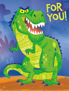 Greeting Card Enclosure - Dino - Treasure Island Toys