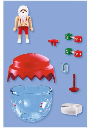 Playmobil Holiday Ornament Santa Weightlifter - Treasure Island Toys