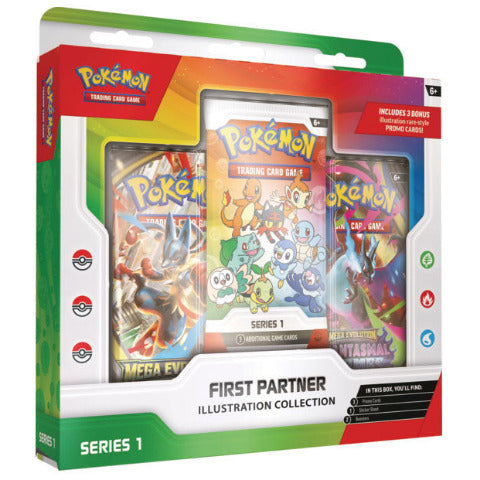 Pokémon First Partner Illustration Collection, Series 1 - Treasure Island Toys