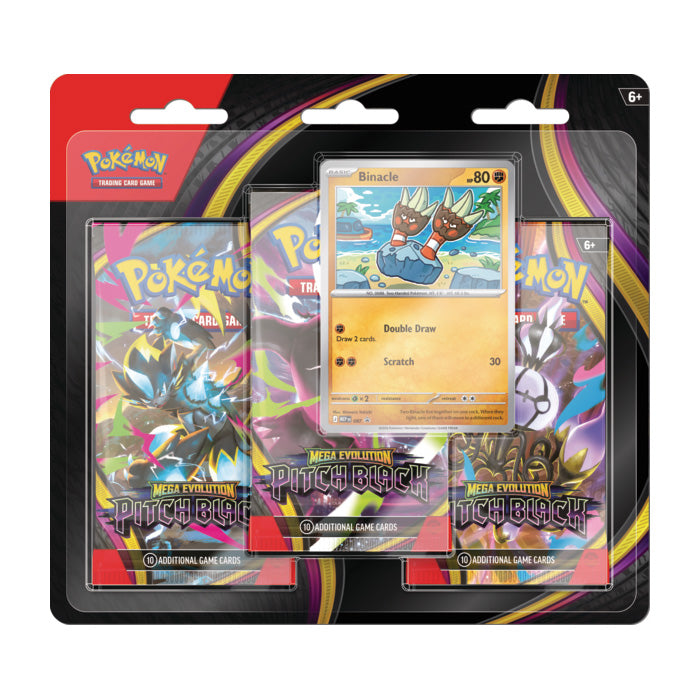 Pokémon Mega Evolution 5 Pitch Black 3-Pack - Treasure Island Toys