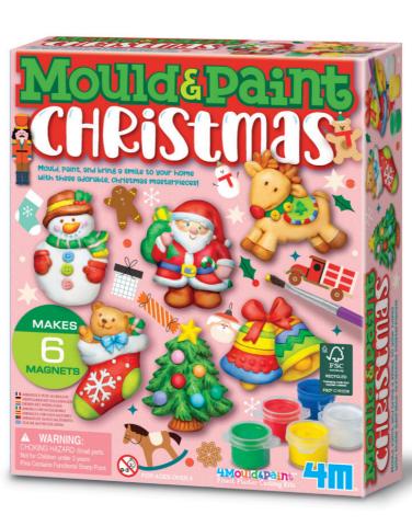 4M Art Mould & Paint Christmas - Treasure Island Toys