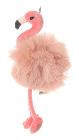 Bukowski Bears Bag Charm XL - Phoebe Flamingo - Treasure Island Toys