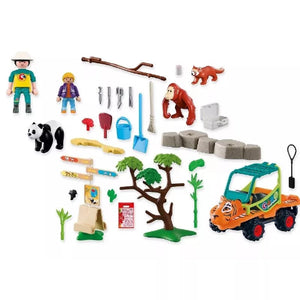 Playmobil Zoo Zookeeper with Vehicle