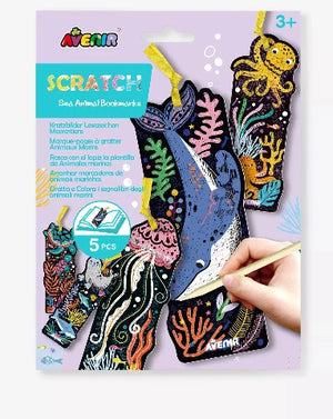 Avenir Scratch Art Door Bookmarks - Treasure Island Toys