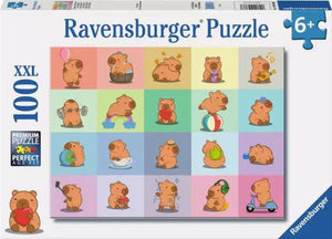 Ravensburger Puzzle 100 Piece, Capybara - Treasure Island Toys