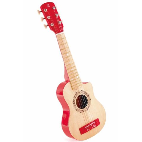 Hape Music Guitar, Red Flame - Treasure Island Toys