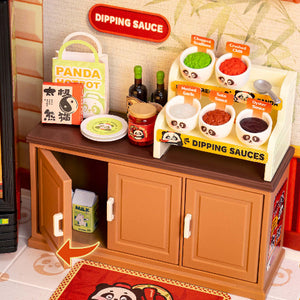 Rolife Super Creator Miniature House Panda Hot Pot