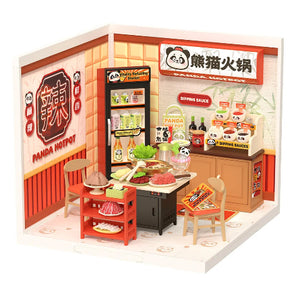 Rolife Super Creator Miniature House Panda Hot Pot