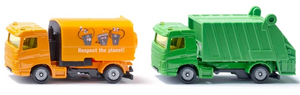 Siku Street Sweeper & Refuse Truck