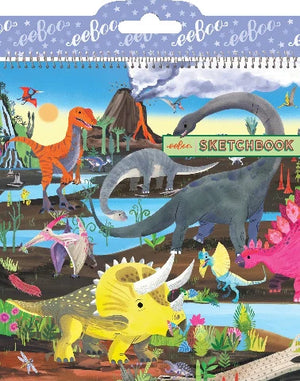 eeBoo Art - Dinosaur Square Sketchbook