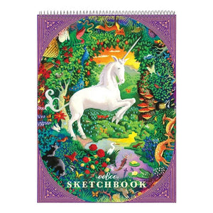 eeBoo Art - Unicorn Garden Sketchbook - Treasure Island Toys