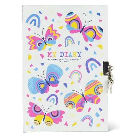 Tiger Tribe My Diary Butterflies - Treasure Island Toys