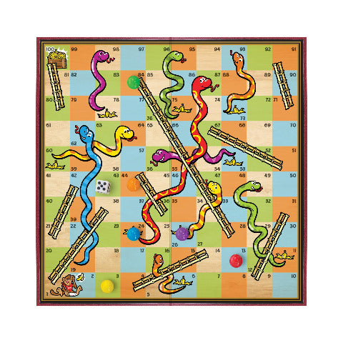 Classic Snakes & Ladders - Treasure Island Toys
