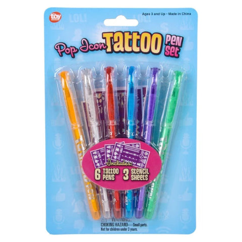Pop Icon Tattoo Pens - Treasure Island Toys