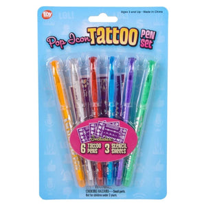 Pop Icon Tattoo Pens - Treasure Island Toys