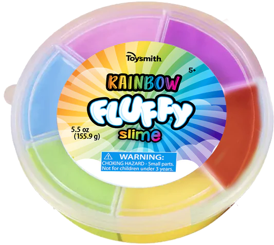 Rainbow Fluffy Slime - Treasure Island Toys