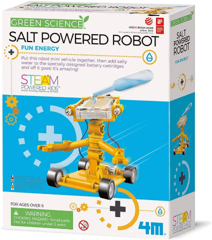 4M Green Science Salt Water Robot - Treasure Island Toys