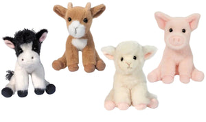 Douglas Cuddle Sitting Farm, Mini - Treasure Island Toys