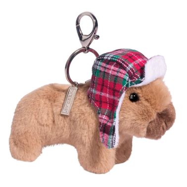Douglas Cuddle Bag Charm Holiday Winter Capybara - Treasure Island Toys