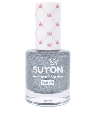Suyon Peel-Off Nail Polish - Pearl Glitter Silver - Treasure Island Toys