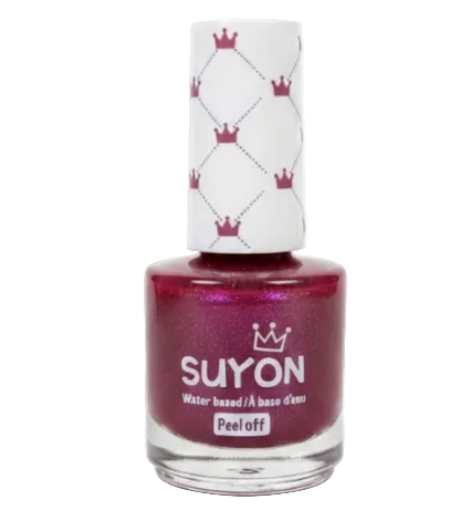 Suyon Peel-Off Nail Polish - Dark Red - Treasure Island Toys