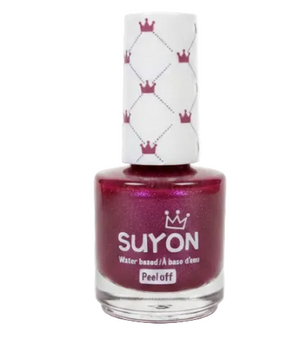 Suyon Peel-Off Nail Polish - Dark Red - Treasure Island Toys