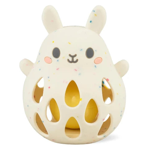 Tiger Tribe Baby Silicone Rattle Bunny