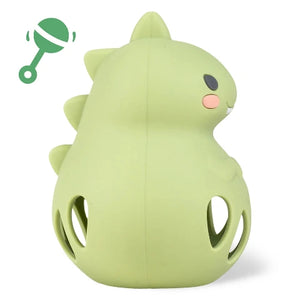 Tiger Tribe Baby Silicone Rattle Dino - Treasure Island Toys