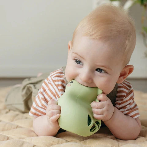 Tiger Tribe Baby Silicone Rattle Dino - Treasure Island Toys