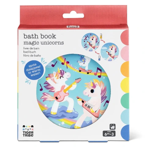 Tiger Tribe Bath Book Magic Unicorns - Treasure Island Toys