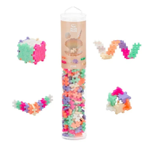 Plus-Plus Tube 240 Piece, Pearl - Treasure Island Toys